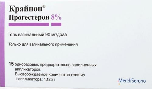 Крайнон, вагинальный гель, 90 мг/доза № 15